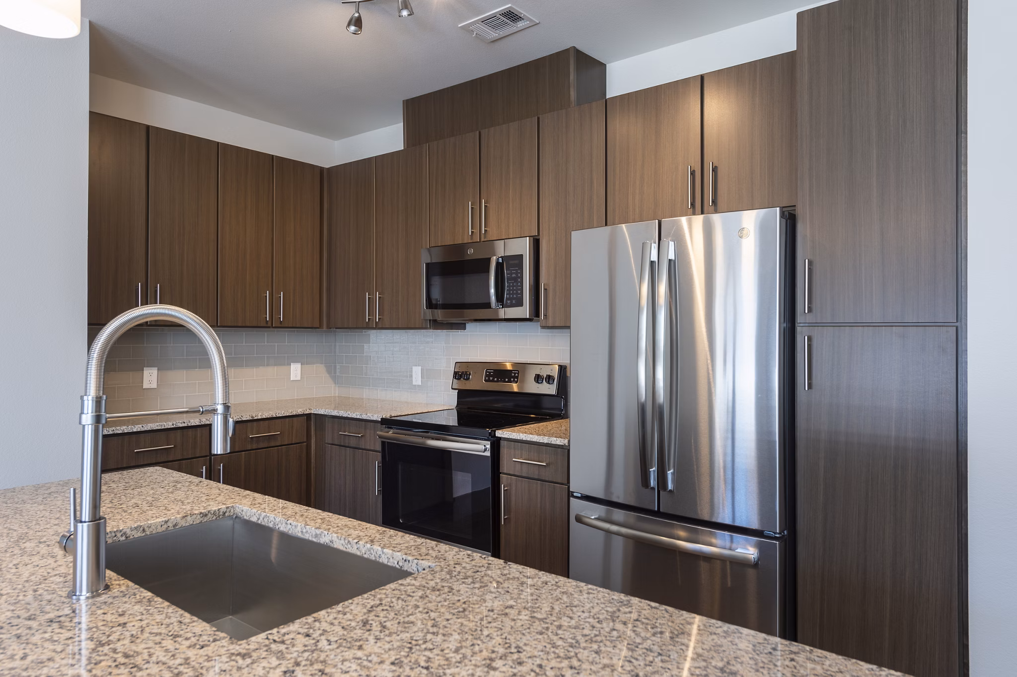 kitchen at 22Hundred Apartments