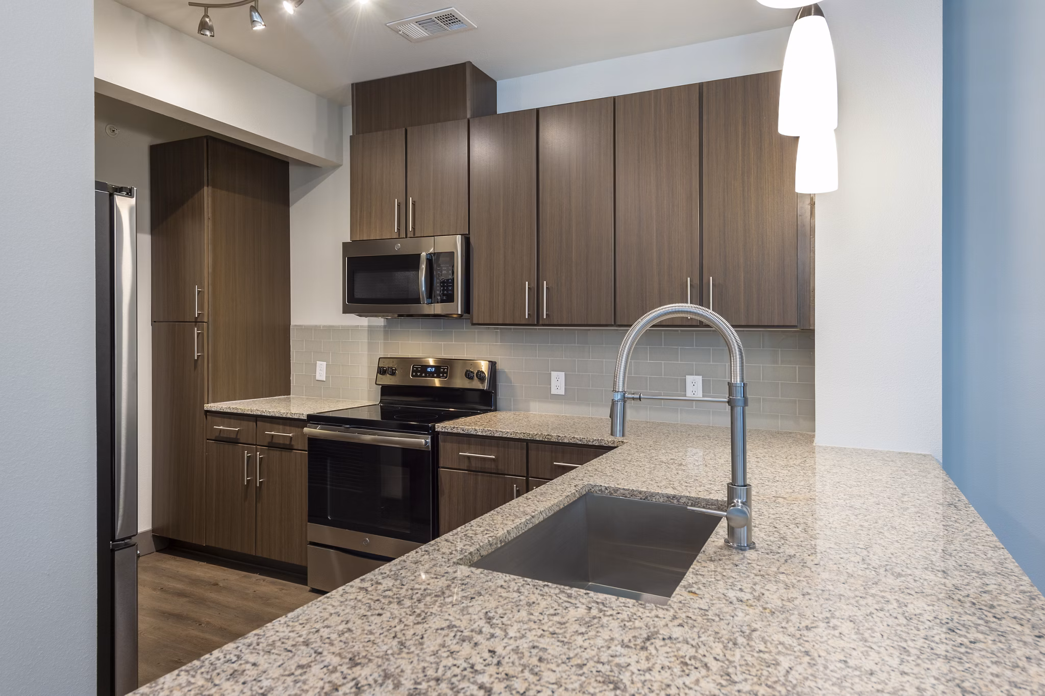 kitchen at 22Hundred Apartments