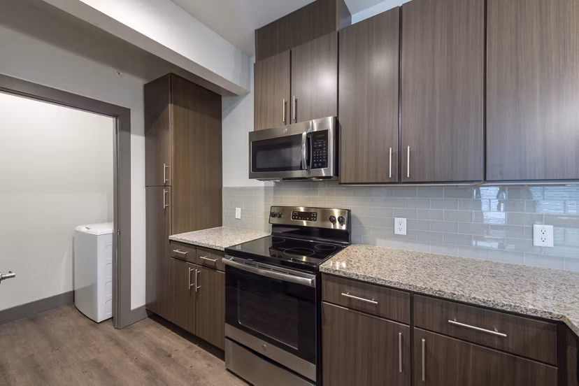 kitchen at 22Hundred Apartments
