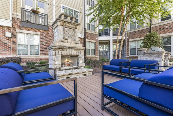 fire pit at Whetstone Apartments