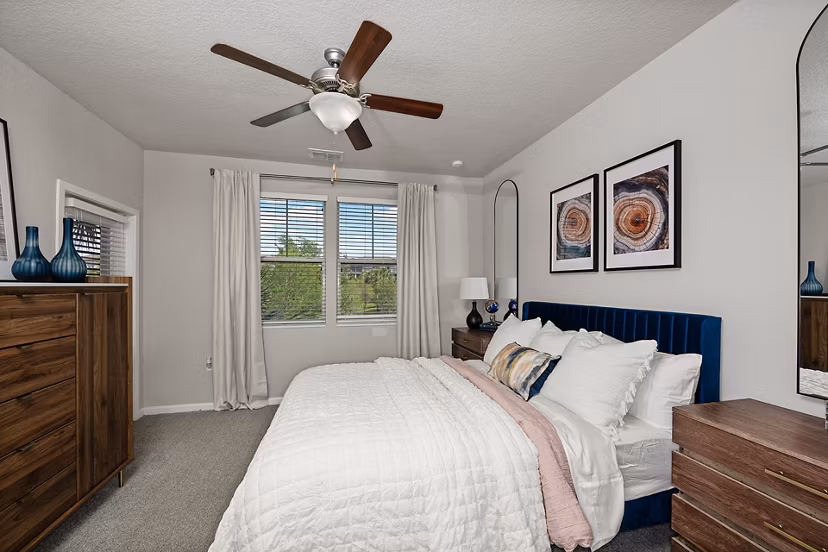 bedroom at Zen Apartments