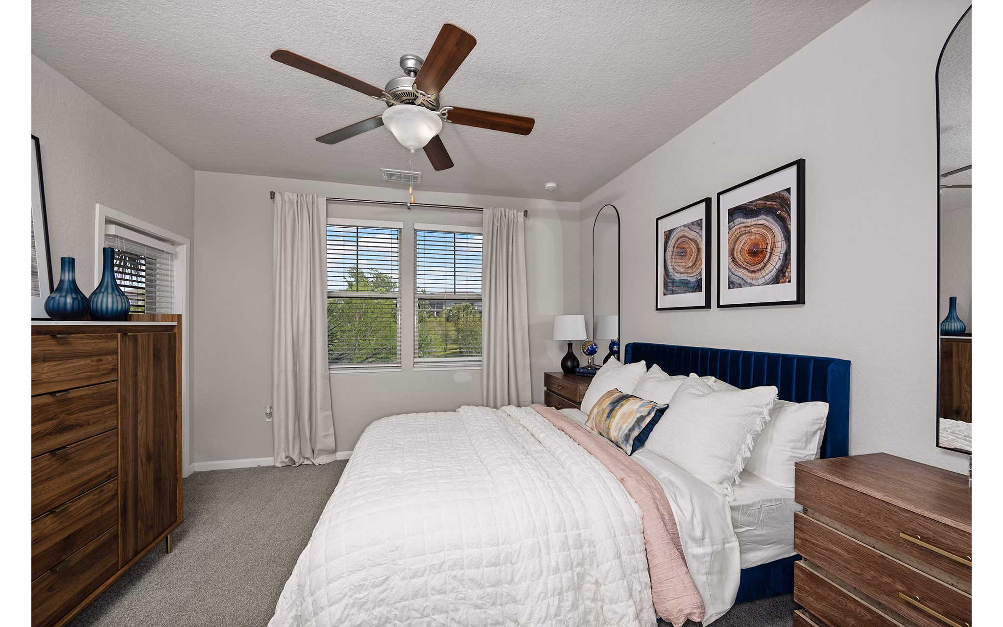 bedroom at Zen Apartments