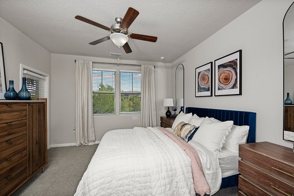 bedroom at Zen Apartments