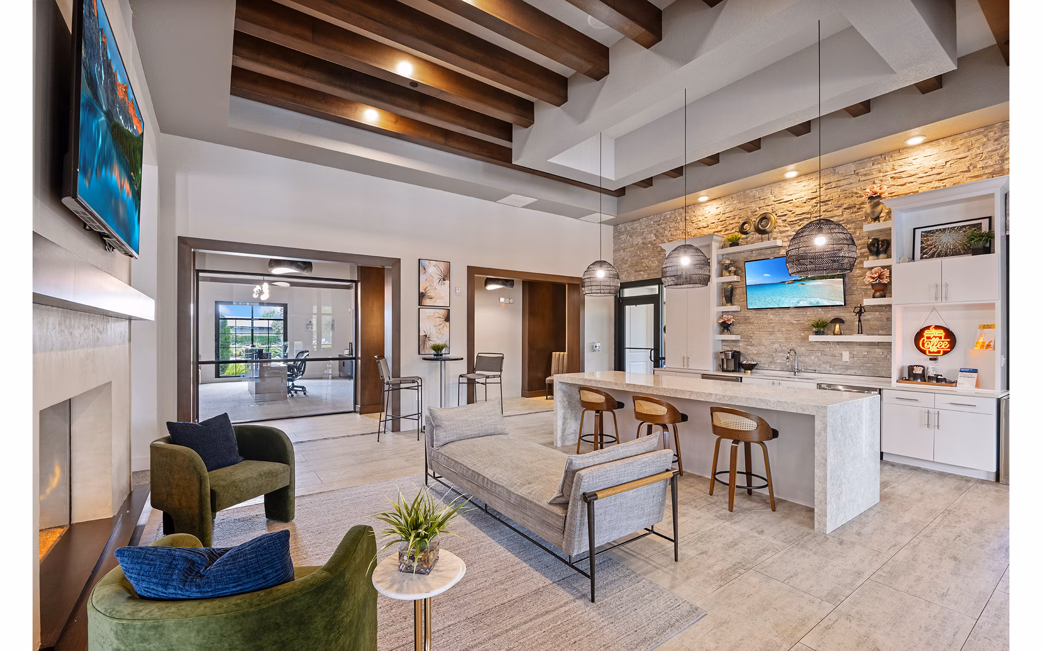 clubhouse at Zen Apartments