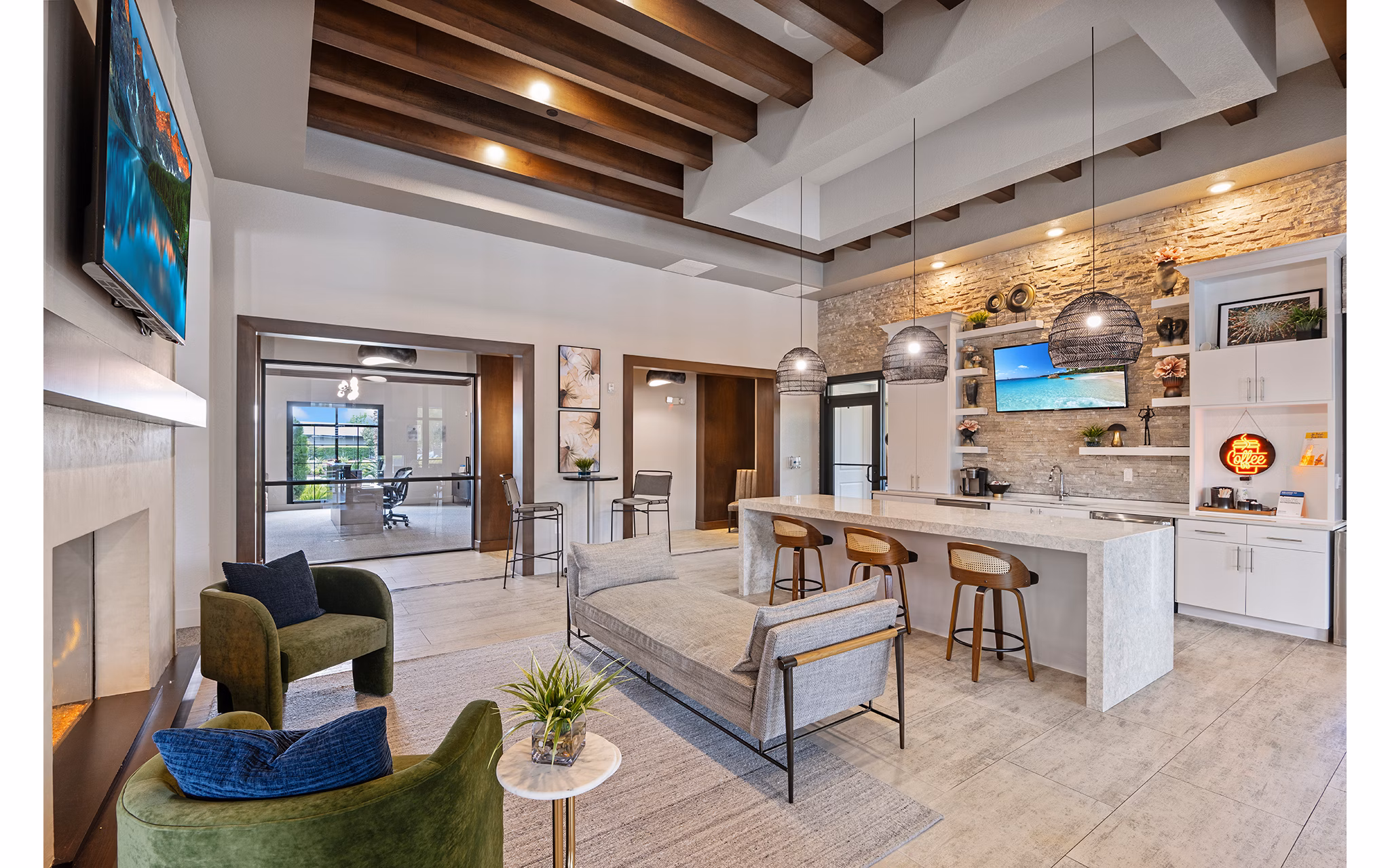 clubhouse at Zen Apartments