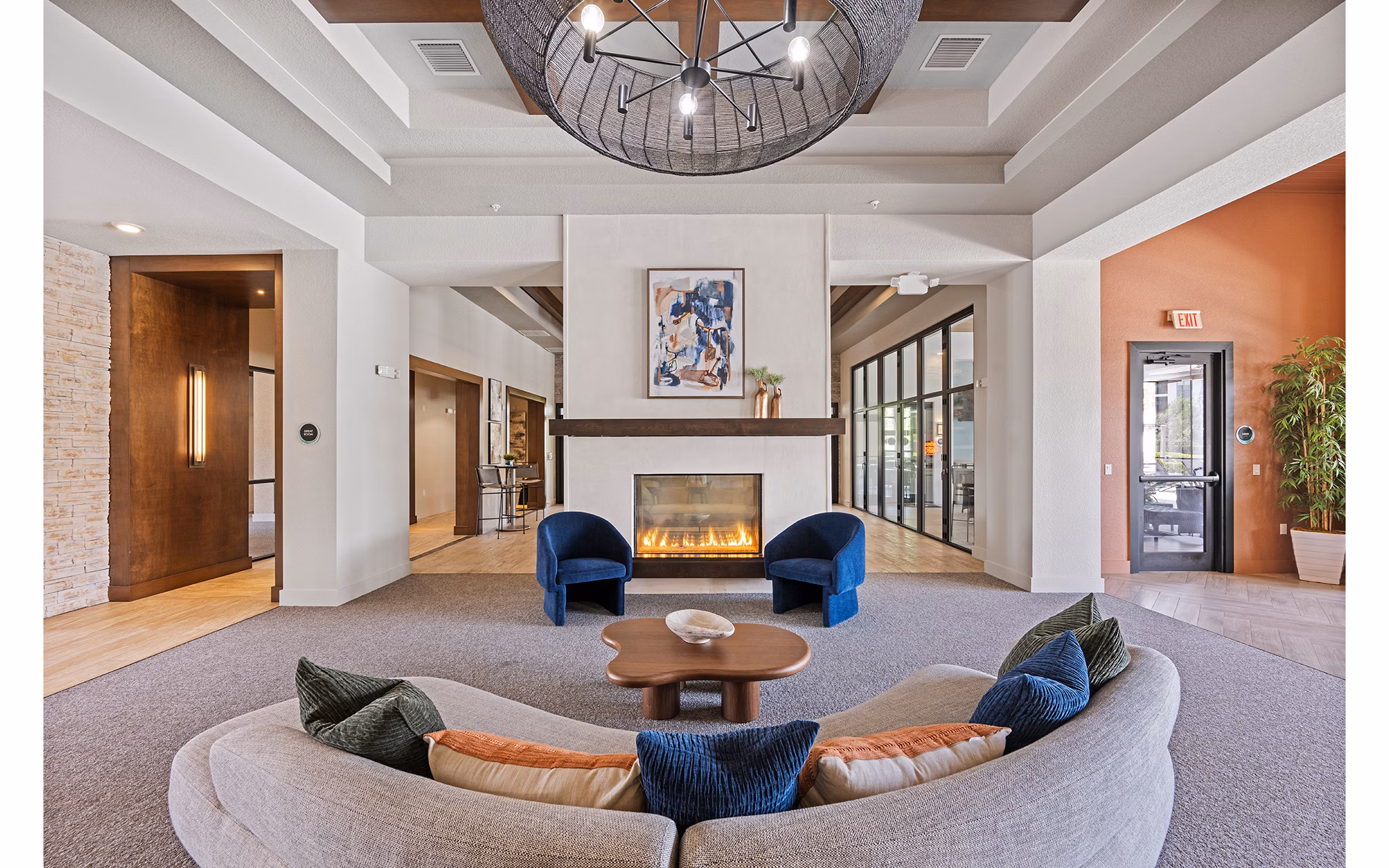 clubhouse at Zen Apartments