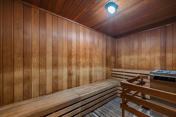sauna at Zen Apartments