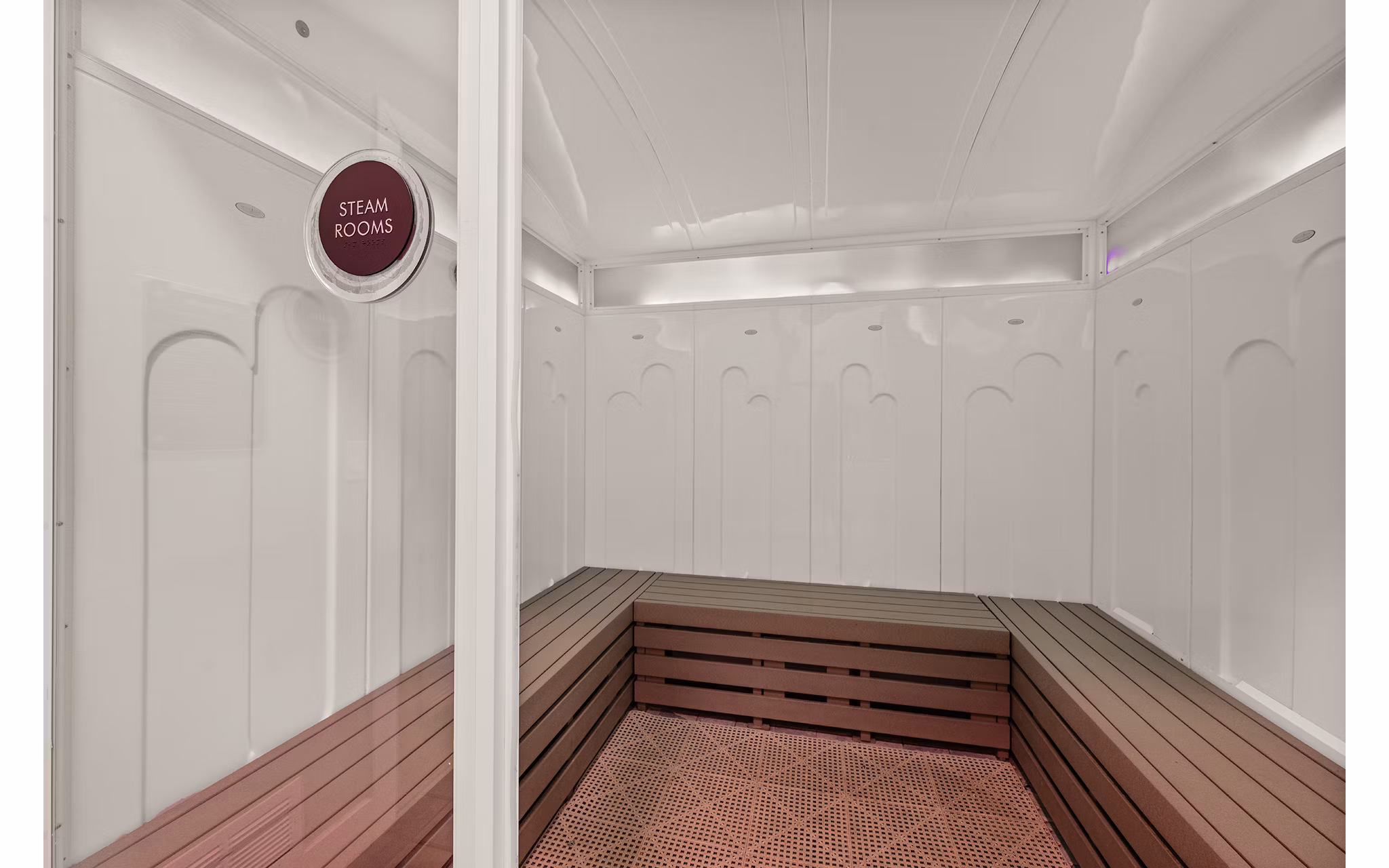 sauna at Zen Apartments