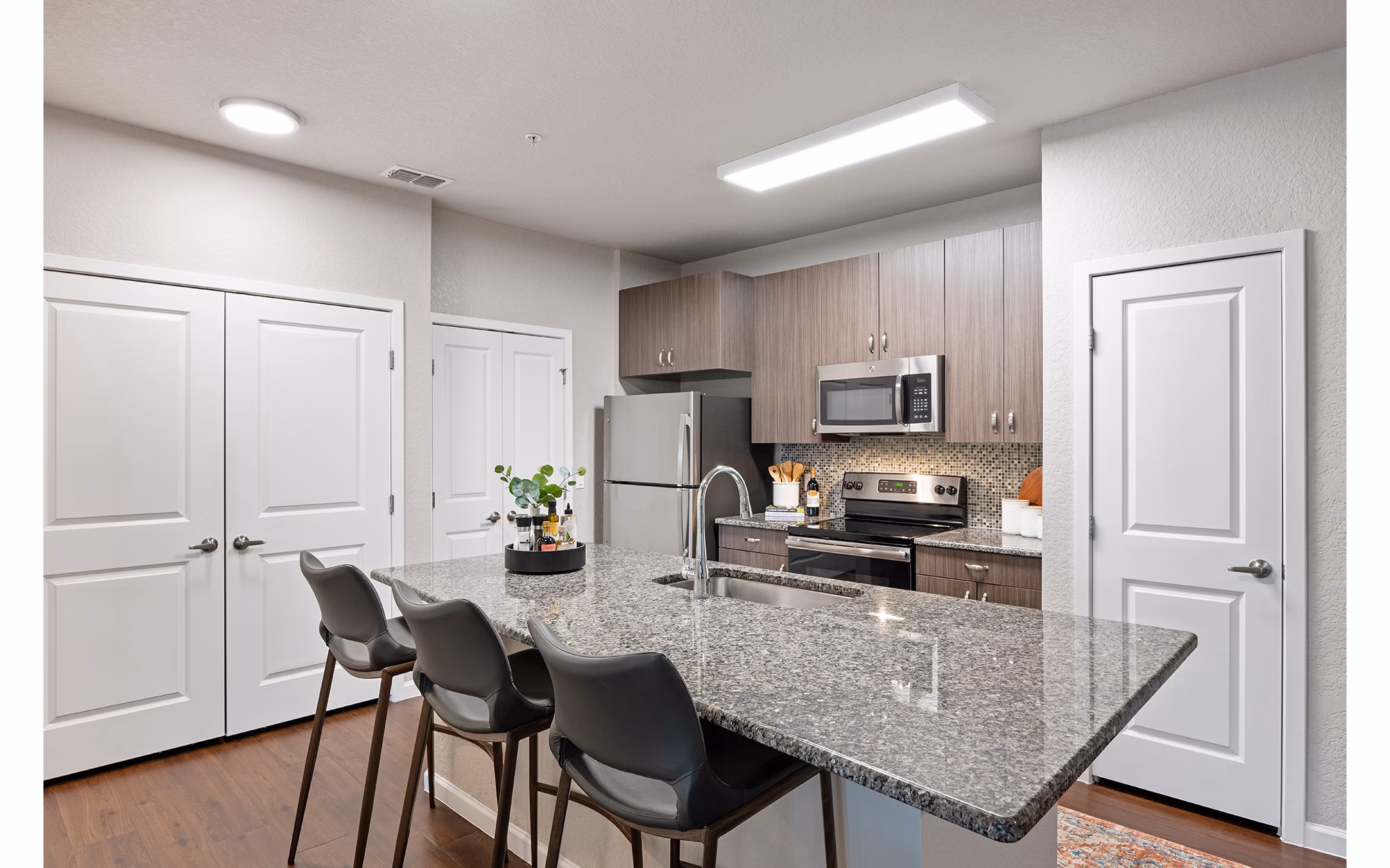kitchen at Zen Apartments