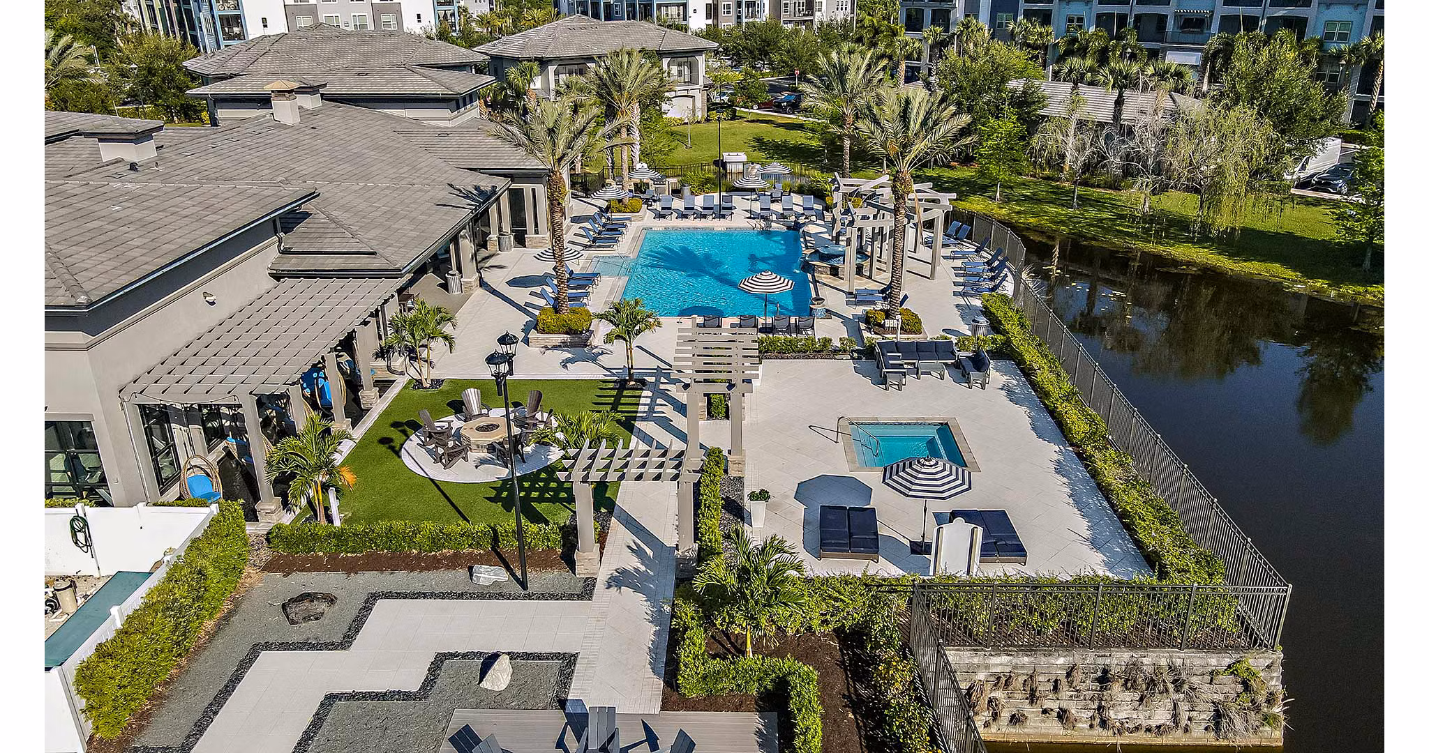 pool at Zen Apartments