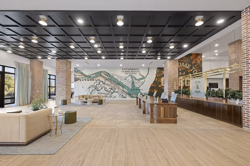 clubhouse at Pilot & Park Apartments
