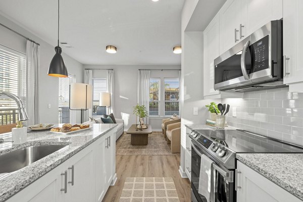 kitchen at Pilot & Park Apartments