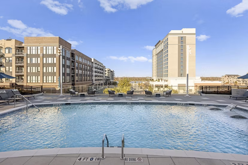 pool at Pilot & Park Apartments