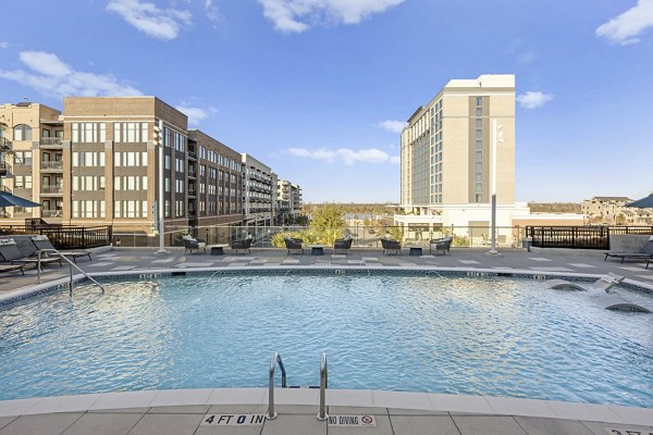 pool at Riverworks Apartments