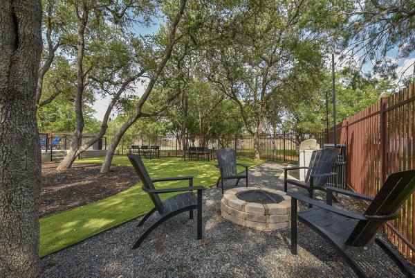 fire pit at Montecito Apartments
