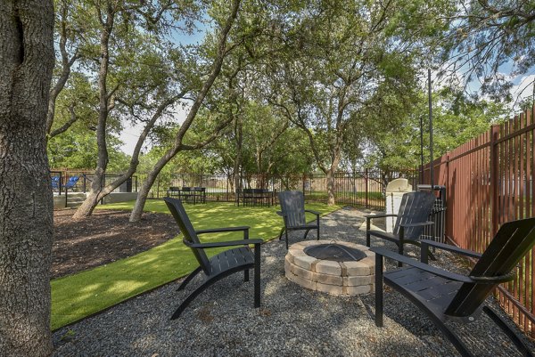 fire pit at Montecito Apartments