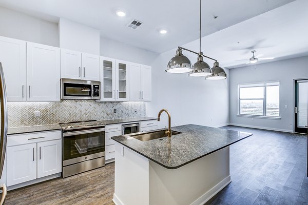 kitchen at The Gabriella Apartments