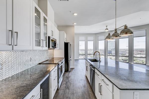 kitchen at The Gabriella Apartments