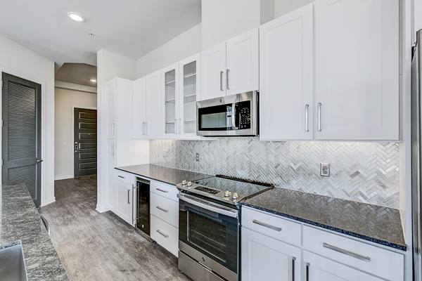 kitchen at The Gabriella Apartments