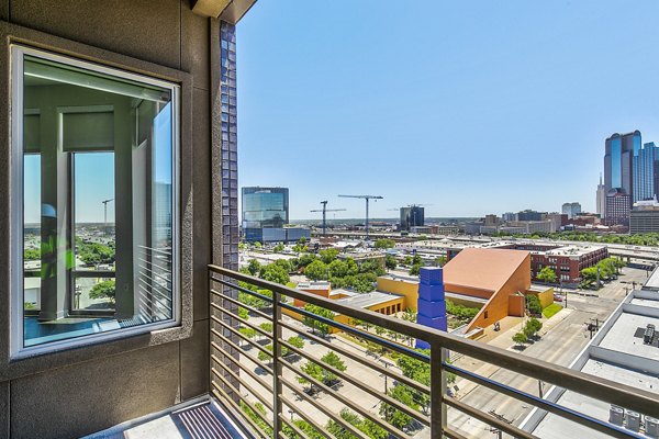 patio/balcony at The Gabriella Apartments