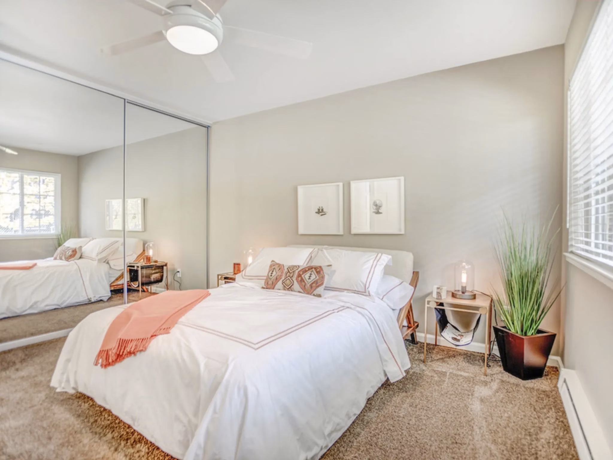bedroom at Serenity at Larkspur Apartments
