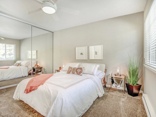 bedroom at Serenity at Larkspur Apartments