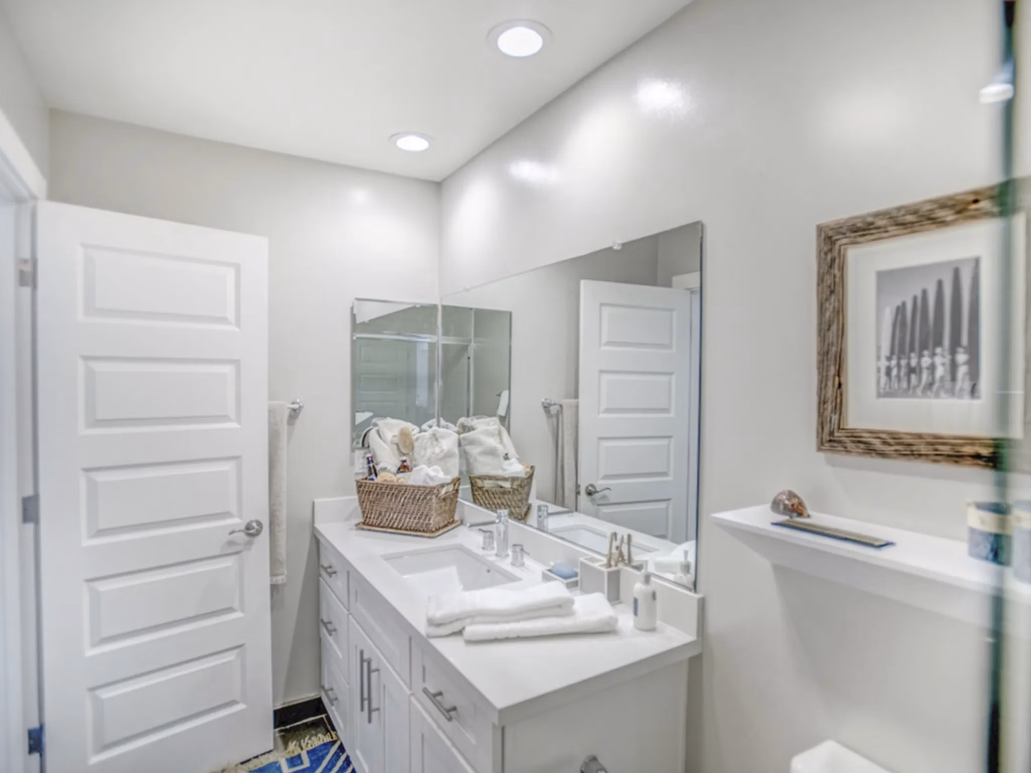 bathroom at Serenity at Larkspur Apartments