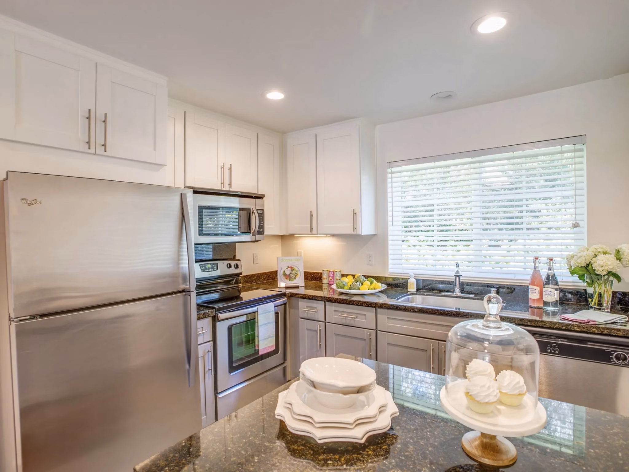 kitchen at Serenity at Larkspur Apartment