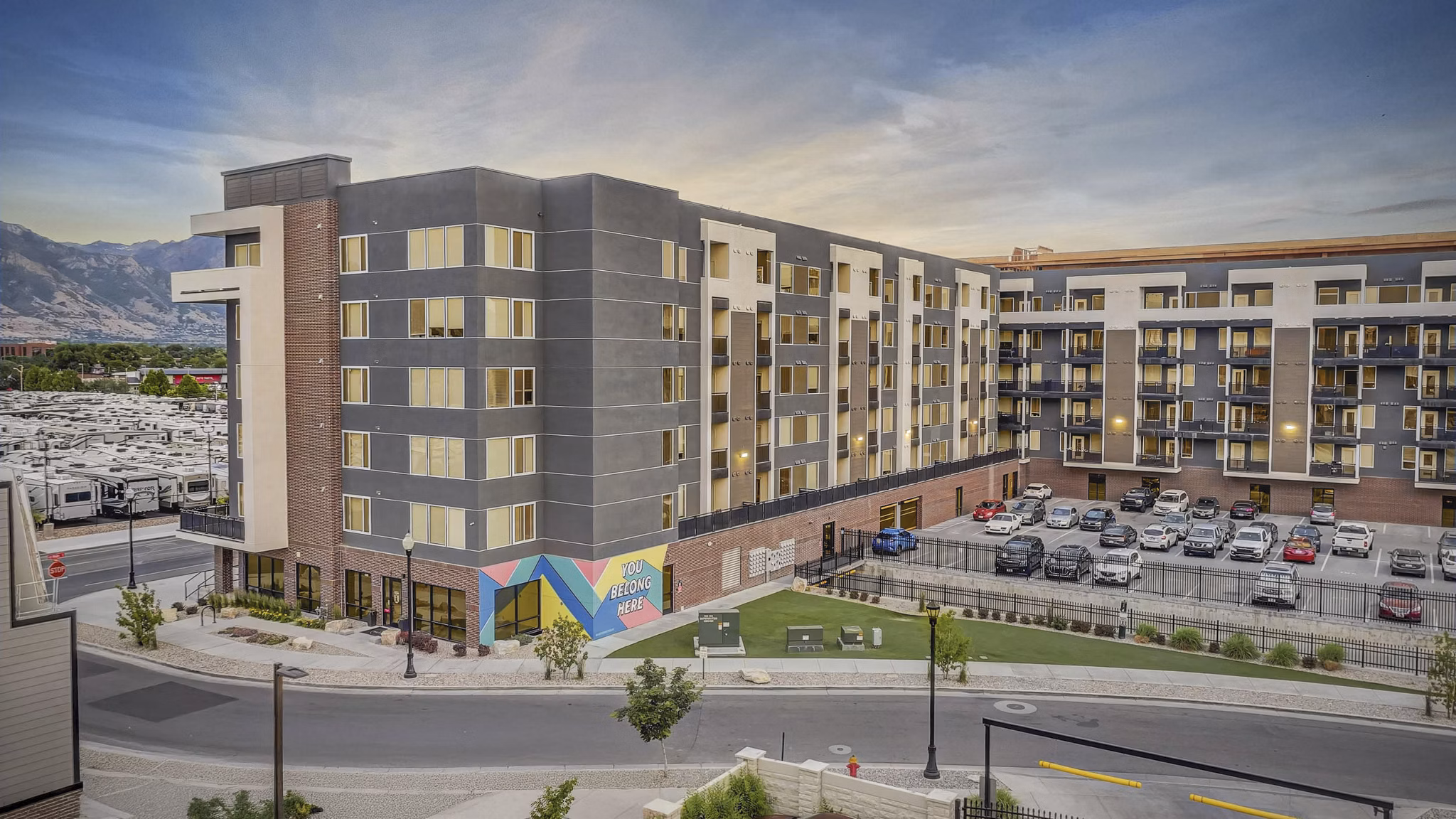 exterior at Metro at Fireclay Apartments 