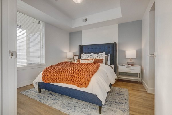 bedroom at Metro at Fireclay Apartments