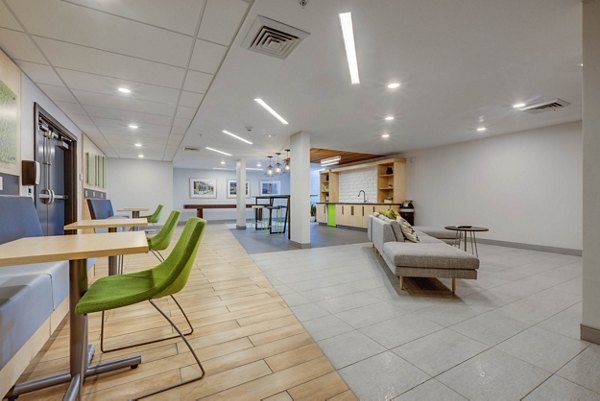 game room at Metro at Fireclay Apartments