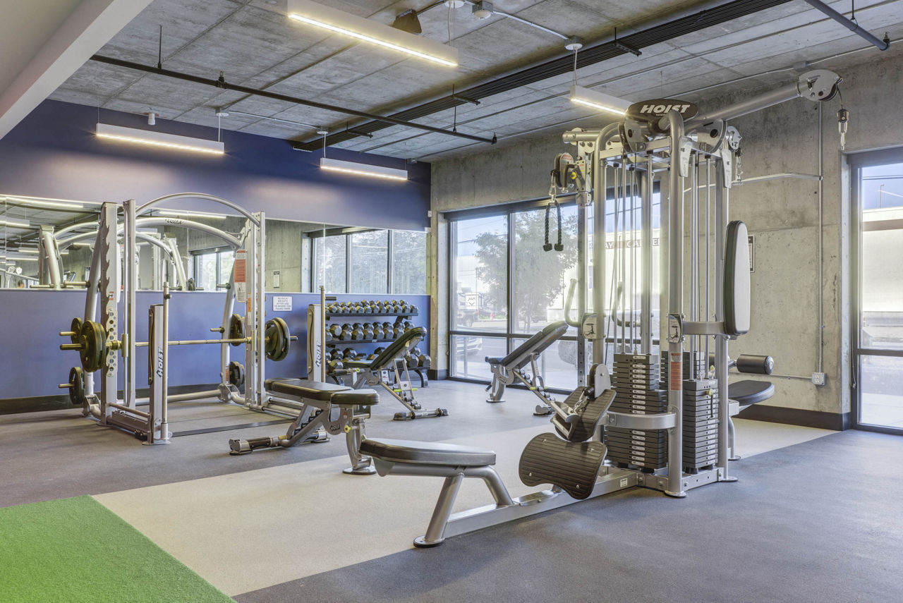 Gym at Metro At Fireclay (1 of 5)