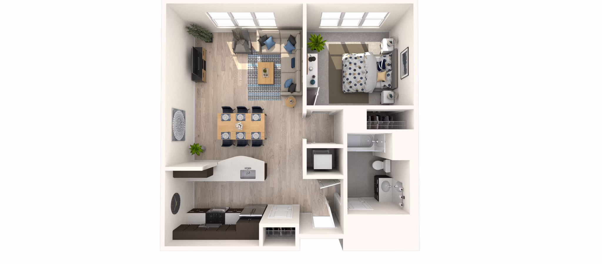 A13R floor plan at Arlington 360 Apartments