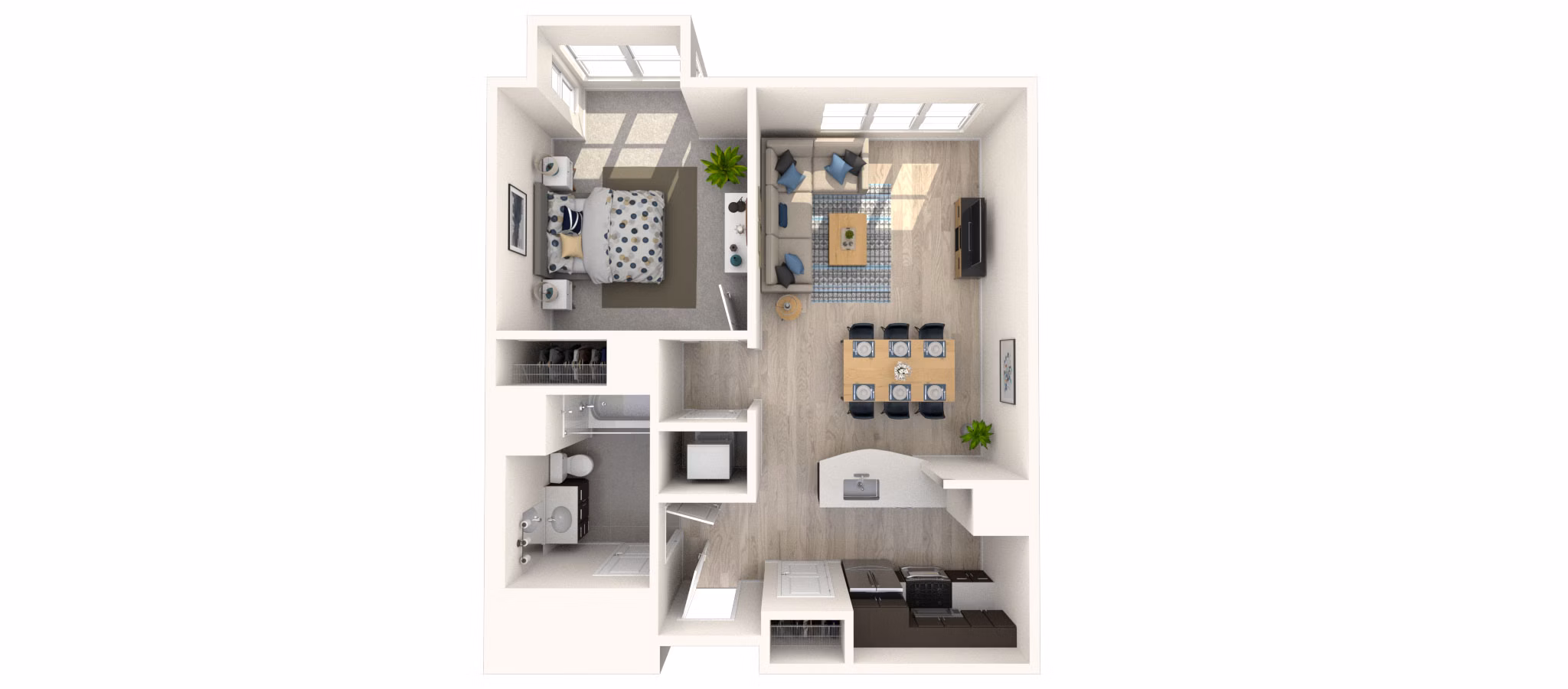 A2-2 floor plan at Arlington 360 Apartments