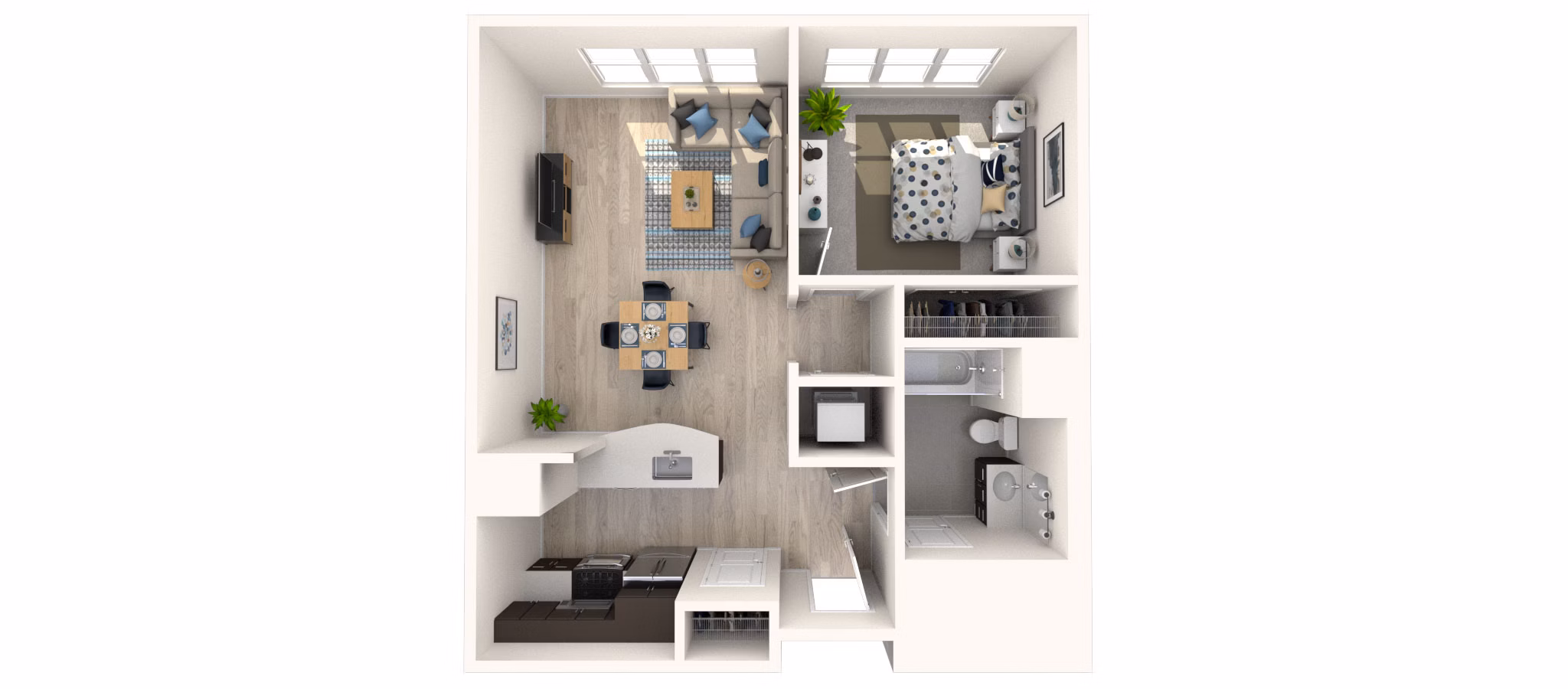 A9-2 floor plan at Arlington 360 Apartments