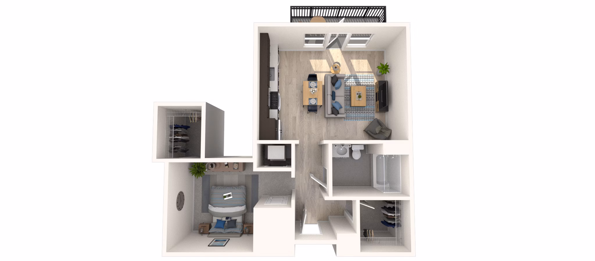 S2-2 floor plan at Arlington 360 Apartments