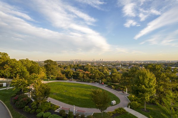 Arlington 360 Apartments: Scenic view of luxury residential community in Arlington