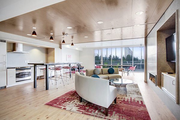 clubhouse/lobby at Slate Apartments