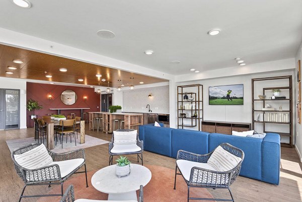 clubhouse/lobby at Slate Apartments