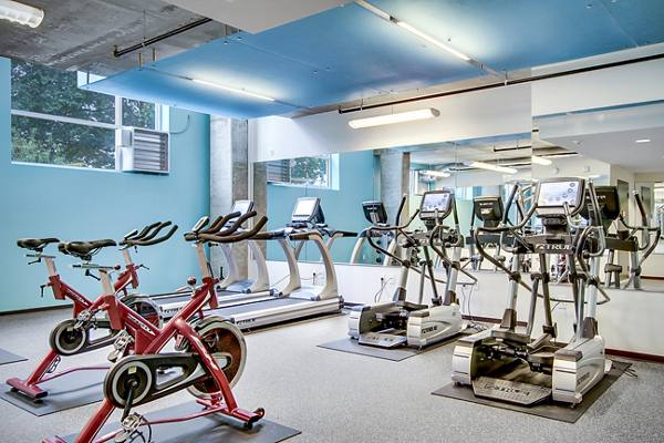 fitness center at Slate Apartments