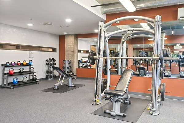 fitness center at Slate Apartments