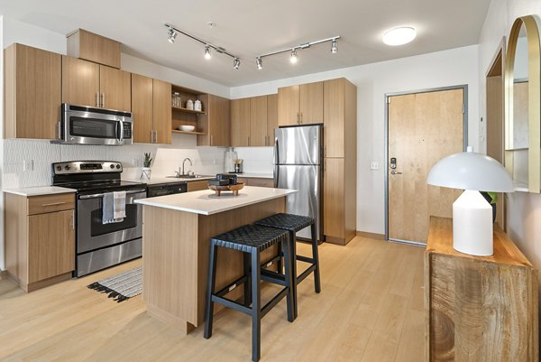 kitchen at Slate Apartments