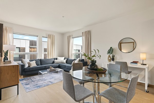 living room at Slate Apartments