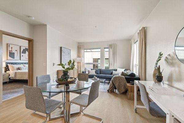 living room at Slate Apartments