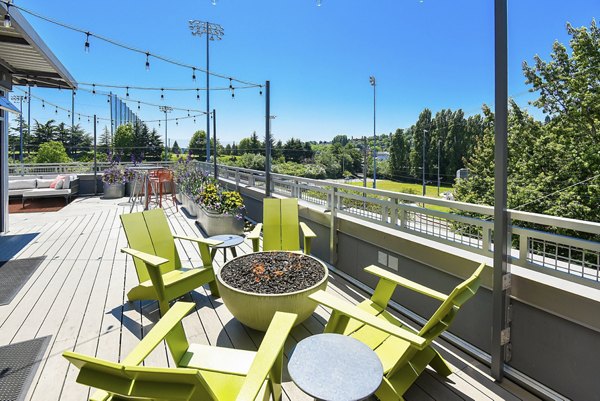grill area at Slate Apartments