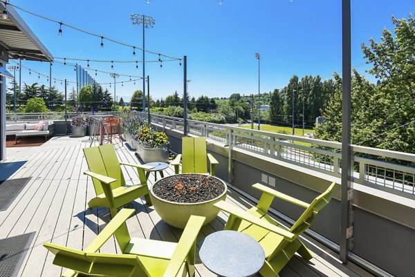 patio/balcony at Slate Apartments