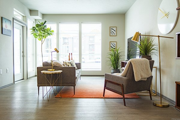 living room at Broadway190 Apartments