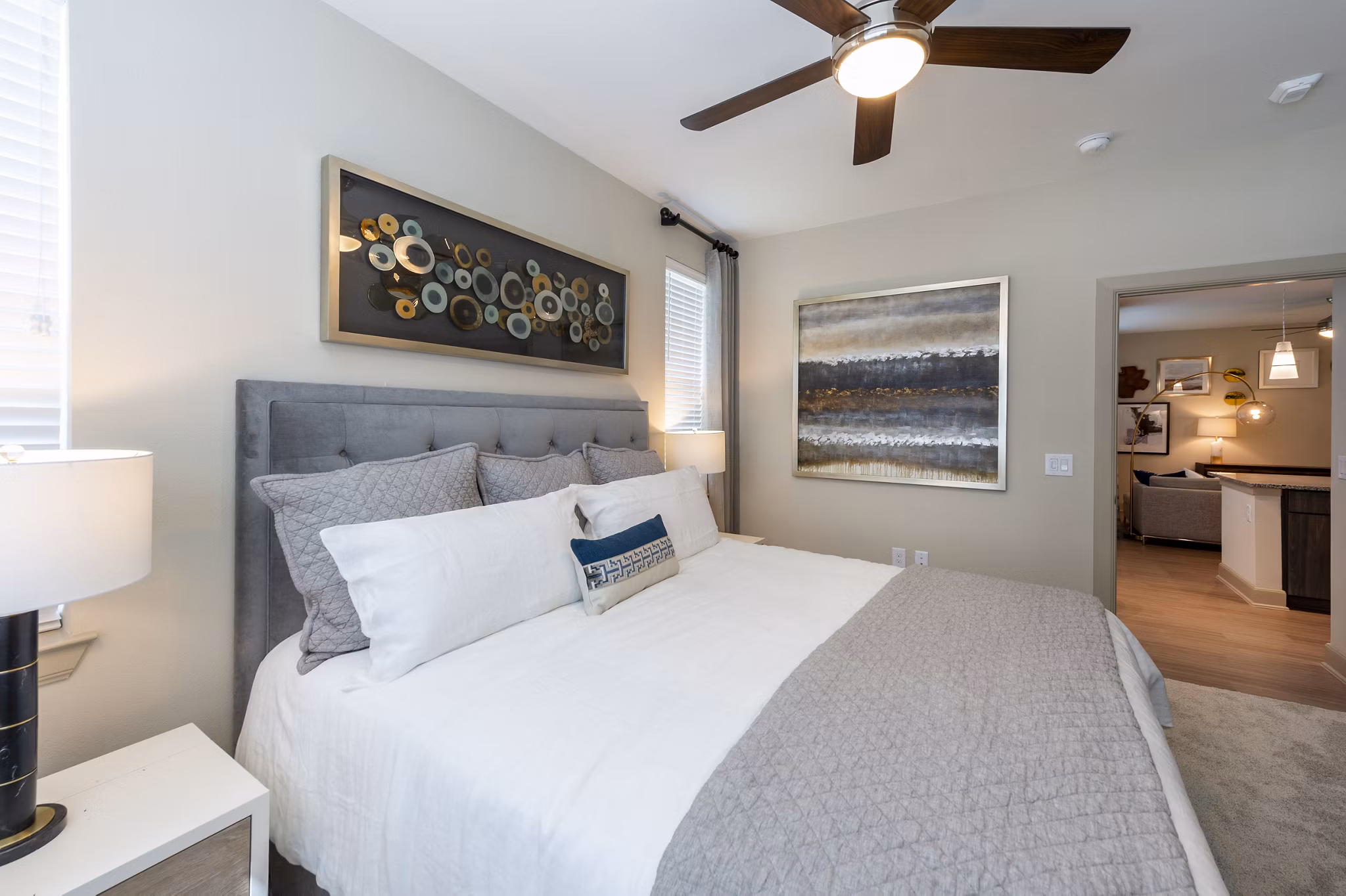 bedroom at Morgan's Landing Apartments