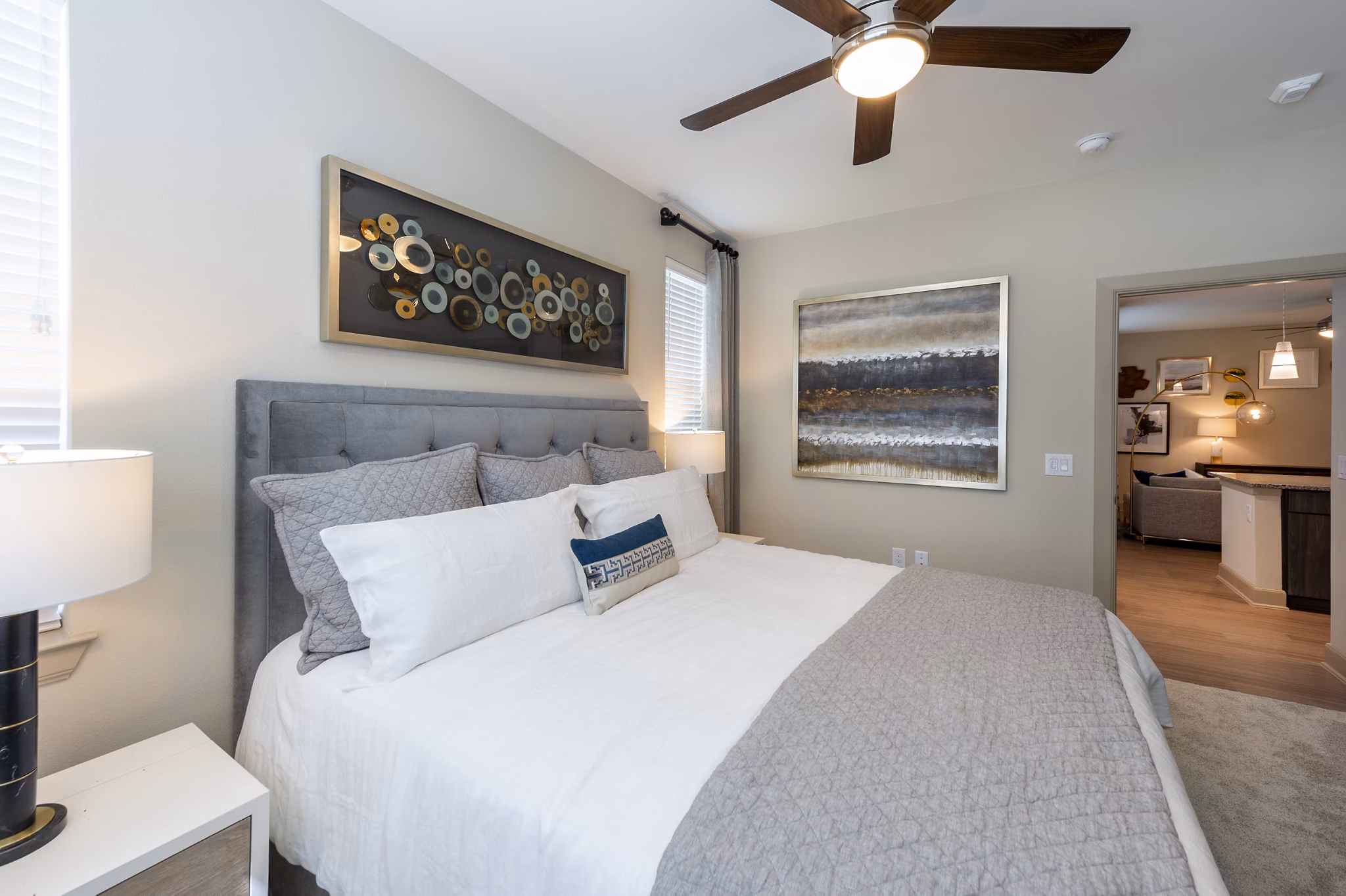 bedroom at Morgan's Landing Apartments