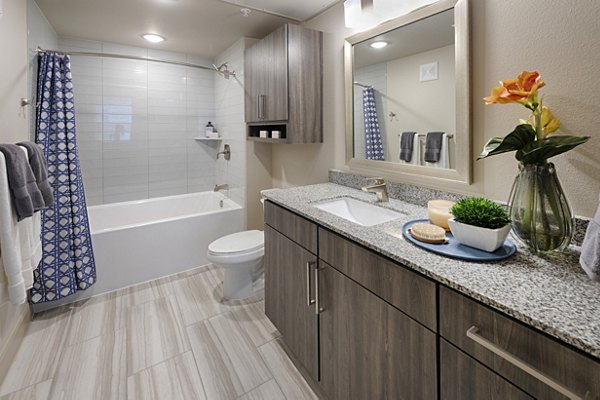 bathroom at Domain Morgans Landing Apartments